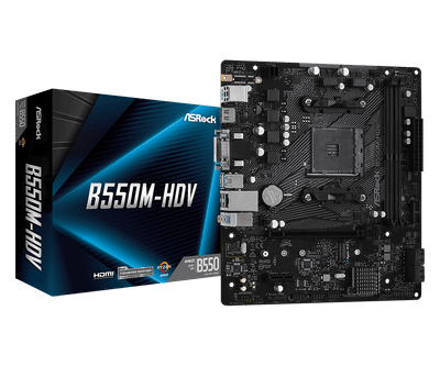 Motherboard ASRock B550M HDV, Micro ATX, Socket AM4, DDR4