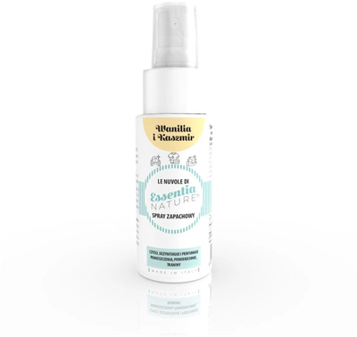 Spray freskues për rroba Essentia Nature, me erë vanilje dhe kashmiri, 50 ml