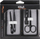 Set aksesorësh për manikyr KillyS, 4 pjesë, çelik inox, për burra