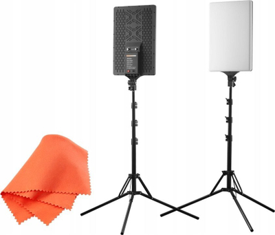 Set drita LED Freepower WSOC-FP-PAD2X80, 2 panele 80W, me telekomandë, me tripoda