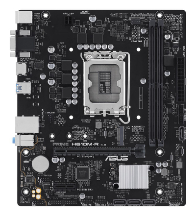 Pllakë amë Asus PRIME H610M-R, LGA1700, DDR4, e zezë