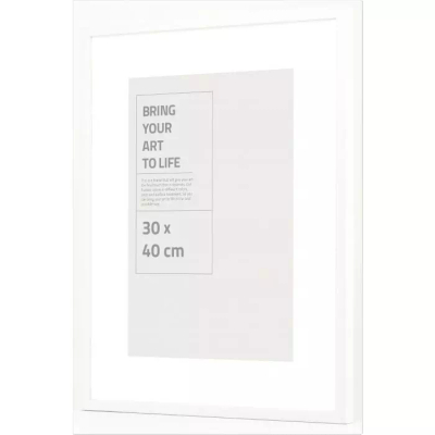 Kornizë fotografish Oslo White, 30 x 40 cm, plexiglas, e bardhë