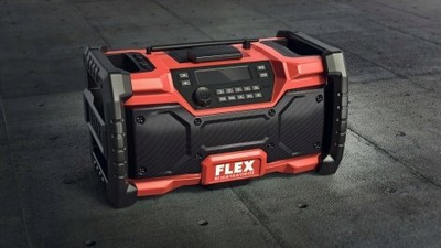 Radio kantieri FLEX RD Digital, pa kabllo, DAB FM Bluetooth, e kuqe