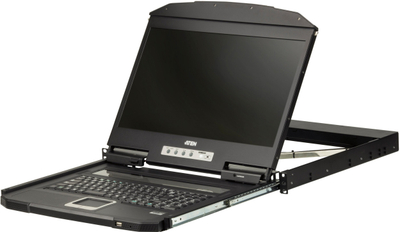 Konzolë KVM Aten CL3700NW, ekran LCD 18.5\", USB HDMI, e zezë