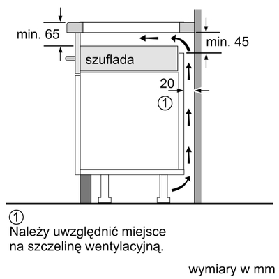 Pllaka me induksion Bosch PIF61ABB5E Serie 4, 60 cm, pa kornizë, e zezë