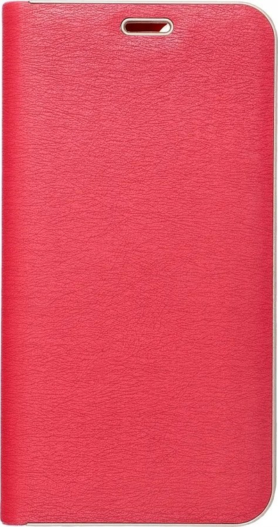 Футрола книга Vennus за Xiaomi Redmi Note 14 4G, еко кожа, со магнет, црвена