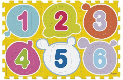 Puzzle Chicco Foam Numbers 31cm -31cm