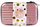 Set udhëtimi për banjo AC Let’s Celebrate, Tea Rose &amp; Velvet, 3 copë, etui rozë