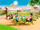 Lodër set Playmobil Country Cafe at Camp, 77 aksesorë 