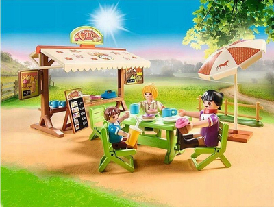Lodër set Playmobil Country Cafe at Camp, 77 aksesorë 