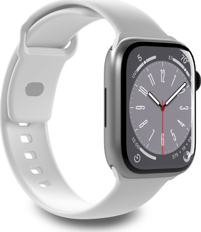 Rrip ore Puro ICON Band për Apple Watch 40/41mm, S/M dhe M/L, i bardhë