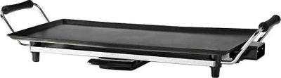 Grill elektrik tavoline Nedis Teppanyaki, 47.5cm x 26.5cm, me veshje jo ngjitëse, ngjyrë e zezë