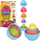 Lodër vezë matrioshka Tomy Colorful Eggs, set 5 copë, blu