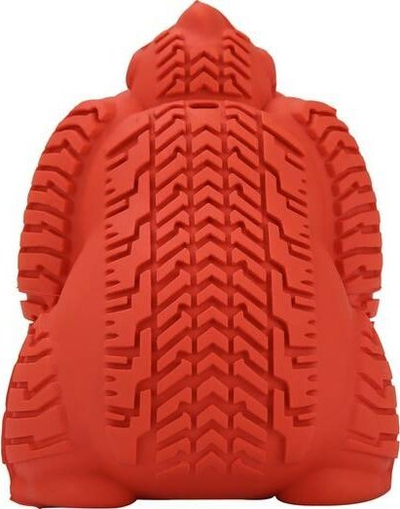 Lodër për qen Arm &amp; Hammer Super Treadz Mini Gorilla, gomë përtypse, 9 cm, e kuqe