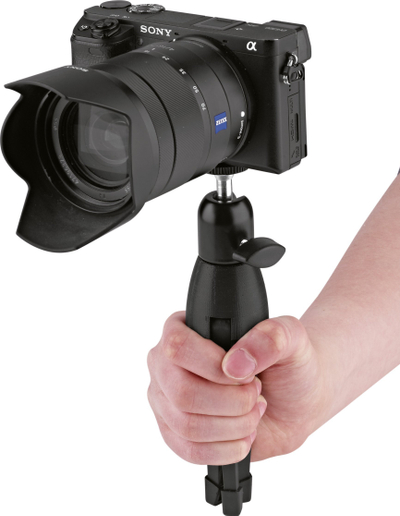Tripod tavoline K&amp;M 19783.100.55, lidhje 1/4", i zi