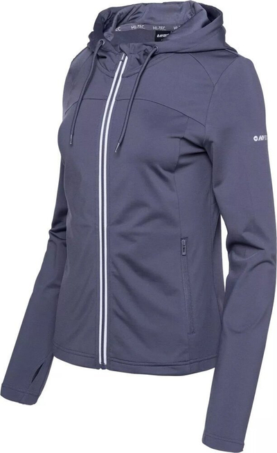 Bluzë sportive me kapuç Hi-Tec Lady Tolin W, për femra, gri