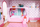 Shtëpi kukullash Wooden Dollhouse Pink, prej druri, 3 kate, rozë