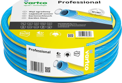 Zorrë kopshti Vartco Professional, 3/4", 50 m, 4 shtresa, jeshile