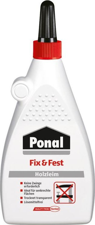 Ngjitës druri Henkel Ponal Fix &amp; Fest, 200 g, transparent