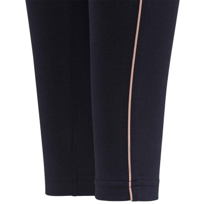Leggings për fëmijë Adidas LG Cot Tight Jr GG3497, pambuk elastik, të zinj