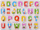 Puzzle druri ZA4751, alfabet anglisht, 26 shkronja, shumëngjyrësh