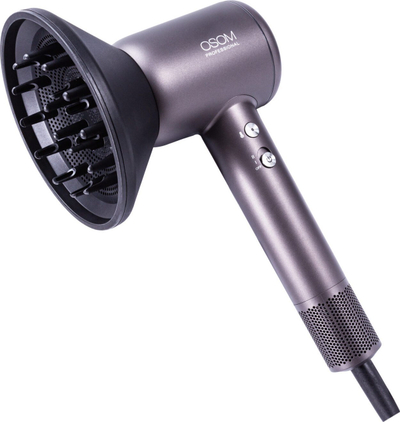 Tharëse flokësh OSOM Professional OSOMDF56HD, motor BLDC, 1600 W, gri metalike