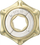Puzzle metalik Huzzle Cast Valve, niveli 4/6, argjendi
