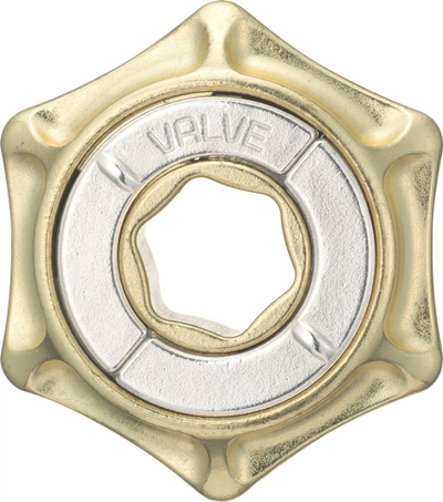 Puzzle metalik Huzzle Cast Valve, niveli 4/6, argjendi