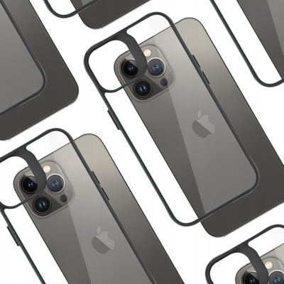 Set mbrojtës 3mk Comfort Set 4 in 1 për Apple iPhone 15 Pro, xham mbrojtës, mbulesë Satin Armor Case+, transparent