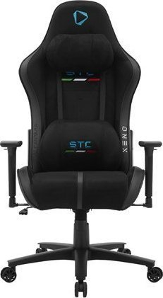 Karrige gaming ONEX STC Alcantara, me trup ergonomik, material AirSuede, e zezë