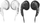 Set dëgjuese Maxell EBC-2, 2 palë, të bardha / të zeza