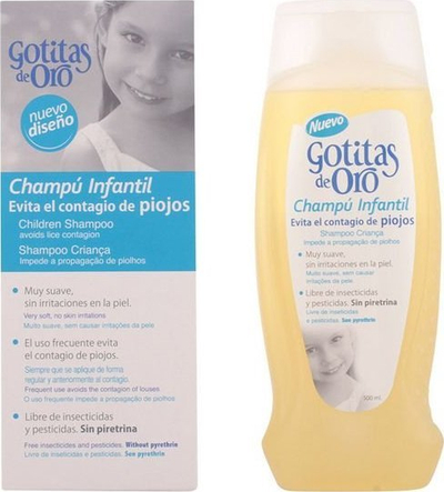 Shampo kundër morrave Instituto Español Gocce Golden, 500ml