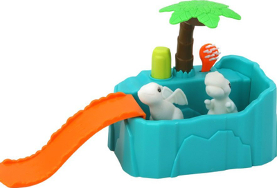 Set kreativ për me bo pikturë dinosaurësh Leantoys, 6 lapsa me ngjyra që lahen, lodra të bardha