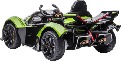 Makina elektrike për kalamaj Lamborghini GT HL528, me pult, drita LED, jeshile