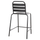 Stol bari Laura mesatare 58,5×58×104 Hcm (HM6065.03), zezë