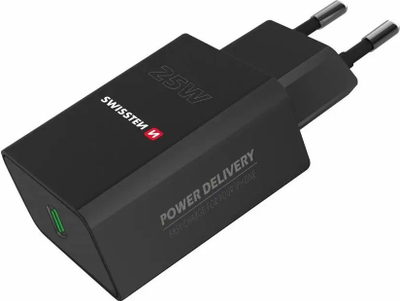 Karikues udhëtimi Swissten Power Delivery, 25W PD, dalje USB C, i bardhë