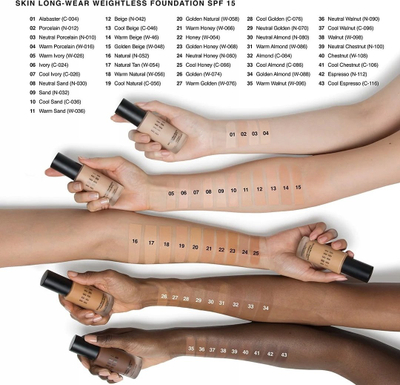 Fondatinë Bobbi Brown Skin Long Wear Weightless SPF 15, Cool Ivory, 30ml