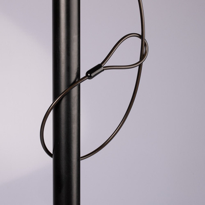 Kabllo sigurie për laptop Lindy Notebook Security Cable, bravë me çelës, çelik, gri