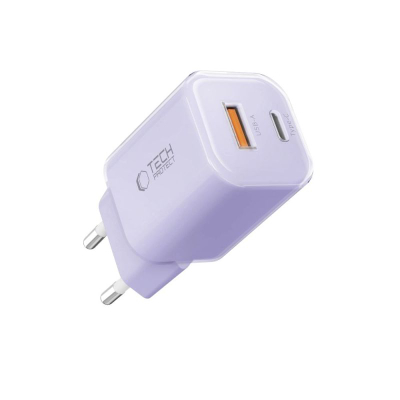 Karikues muri Tech-Protect NCM33, 33W PD QC3.0, 2 porta USB, vjollcë