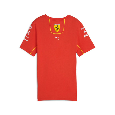 Блуза Puma Scuderia Ferrari 2024 Team за жени, памук, црвена