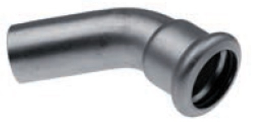 Gyp këndor KAN-therm Inox Press 45°, 15 mm, inox