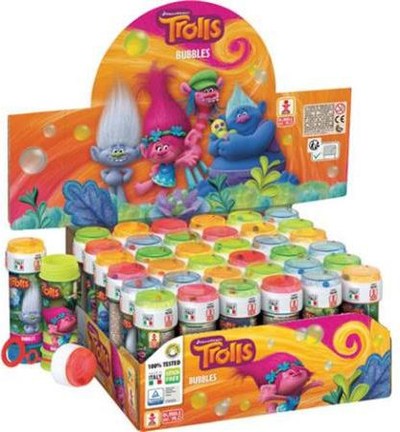 Flluska sapuni Brimarex Trolls, 60 ml, për fëmijë