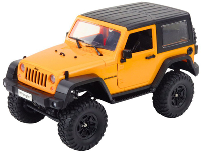 Makina me telekomandë Jeep Wrangler Rock Crawler, 1:14, 4x4, portokalli