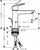 Rubinet lavamani Hansgrohe Logis 110 Fine, me pop-up, krom