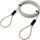 Tel sigurie me dy syre, 2m, 4.5mm, gri
