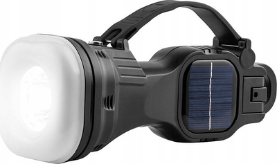 Elektrik dore kampingu Tracer Force, me panel solar, bateri 1200mAh, i zi
