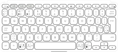 Tastierë Logitech Keys-To-Go 2 (920-012985), US, e hirtë