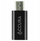 Adapter USB Accura USB C në Micro USB 2.0, F në M, i zi