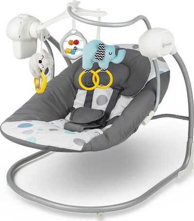 Lëkundëse elektrike për bebe KinderKraft MINKY, 9 kg, e gjelbër