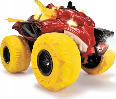 Makinë lodër Dickie Toys Flaming Fire Monster Truck, me drita e zëra, efekt avulli, shumëngjyrëshe